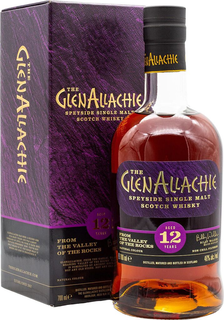 GlenAllachie 12 Years + Box 700ml 46% Vol. Produktbild 12