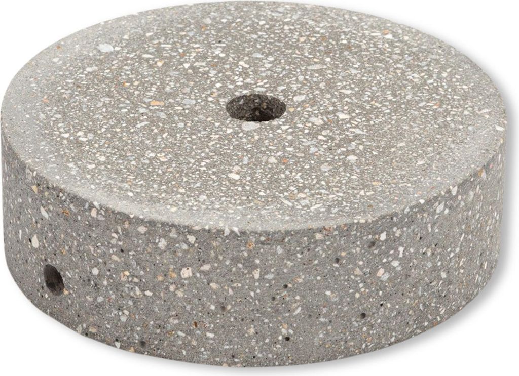 Baldachin 1-flammig Lampen-Baldachin aus Terrazzo Anthrazit Ø 100 H:30 mm EC706