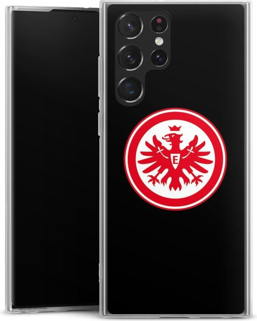 DeinDesign Slim Hülle für Samsung Galaxy S22 Ultra Silikon Case Ultra Dünn Handyhülle Adler Eintracht Frankfurt SGE