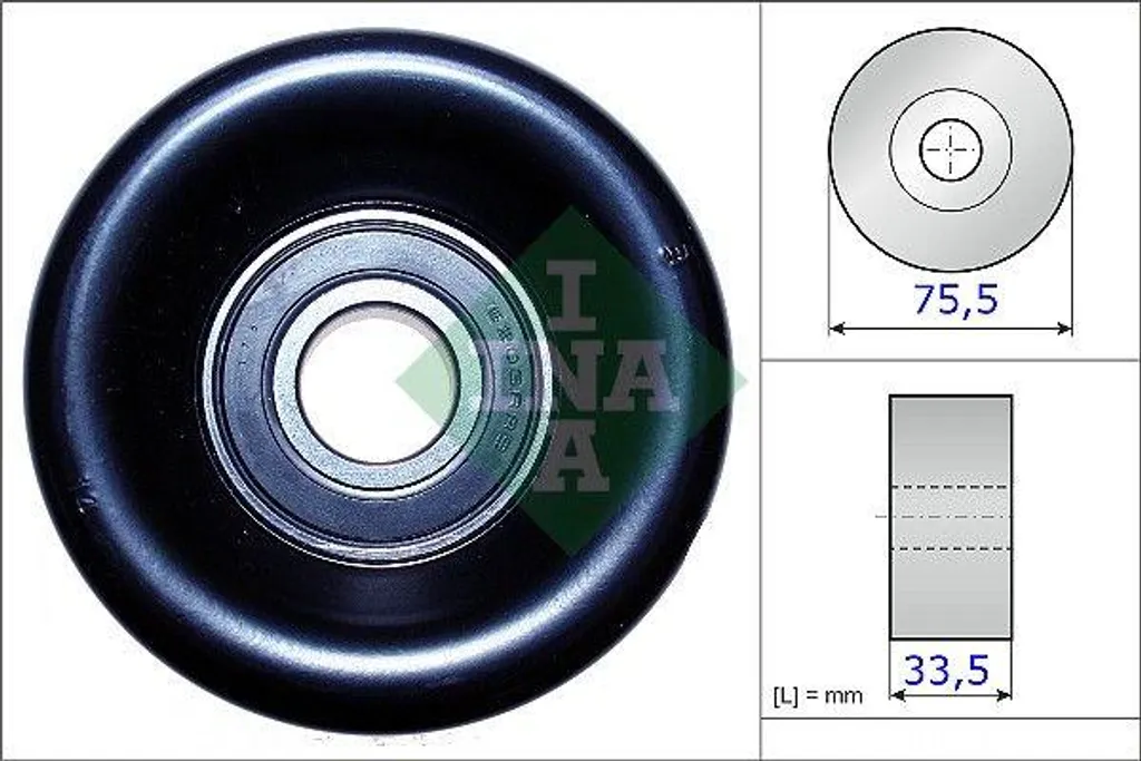 Rouleau Tendeur INA 531082710 Haute Performance pour Honda Accord 2.0