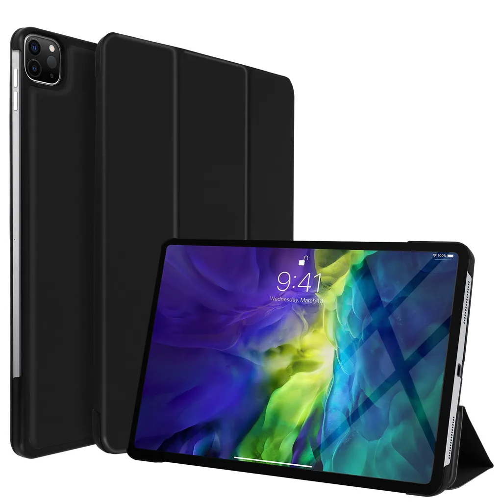 Flip Cover iPad Pro 11 e Air 2022/2020 Standcase Nero | Qualità Top - 2
