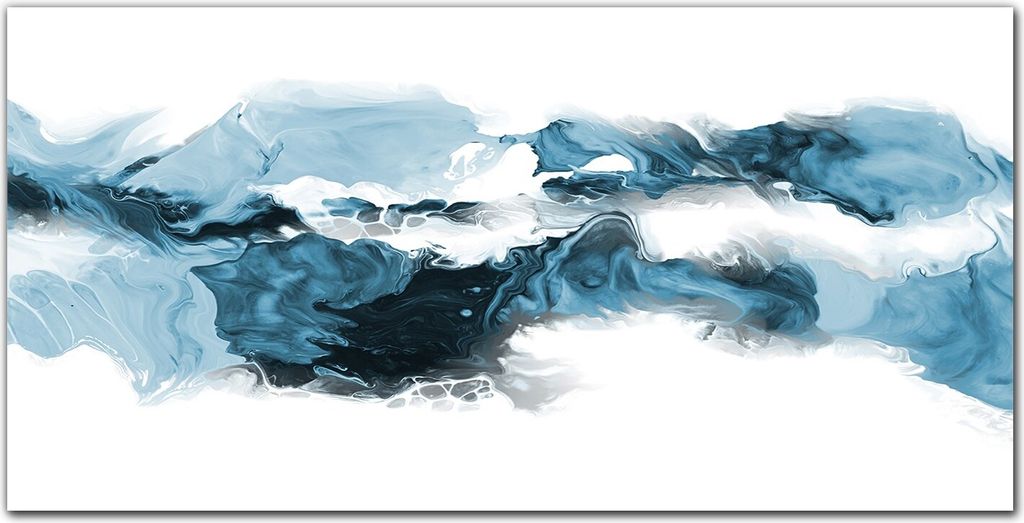 Coloray - Bild aus Glas - Glasbilder - 100 x 50 cm - Gehärtetes Glas Glasblock mit Bild Küche Wohnzimmer Wanddekoration Dekoration - Gipfel In De...