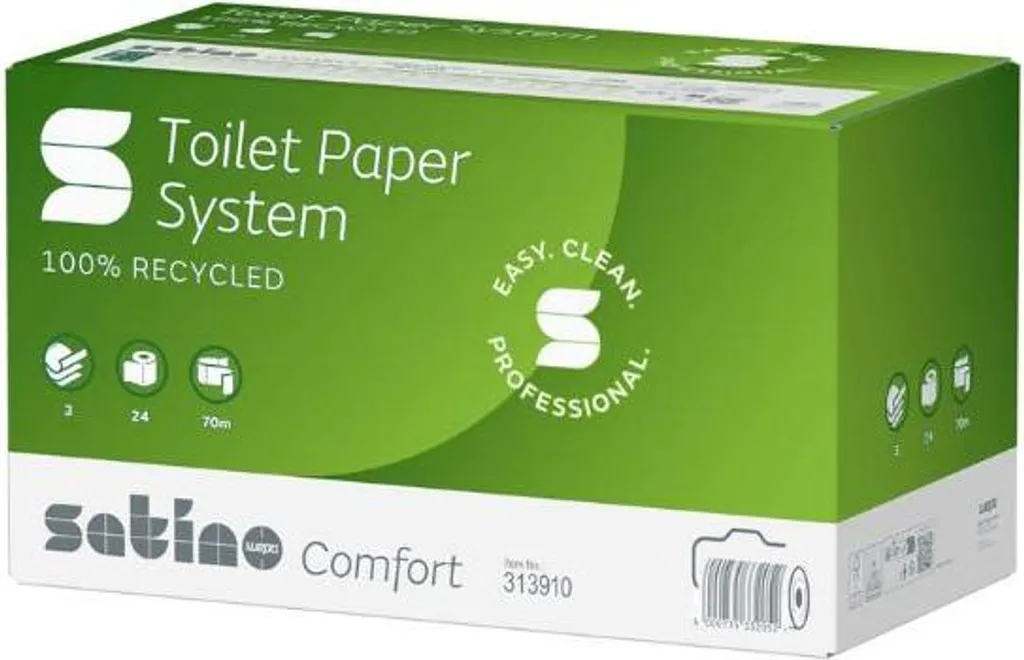 Papier toilette professionnel Satino JT3 en 3 plis pour distributeur JT3