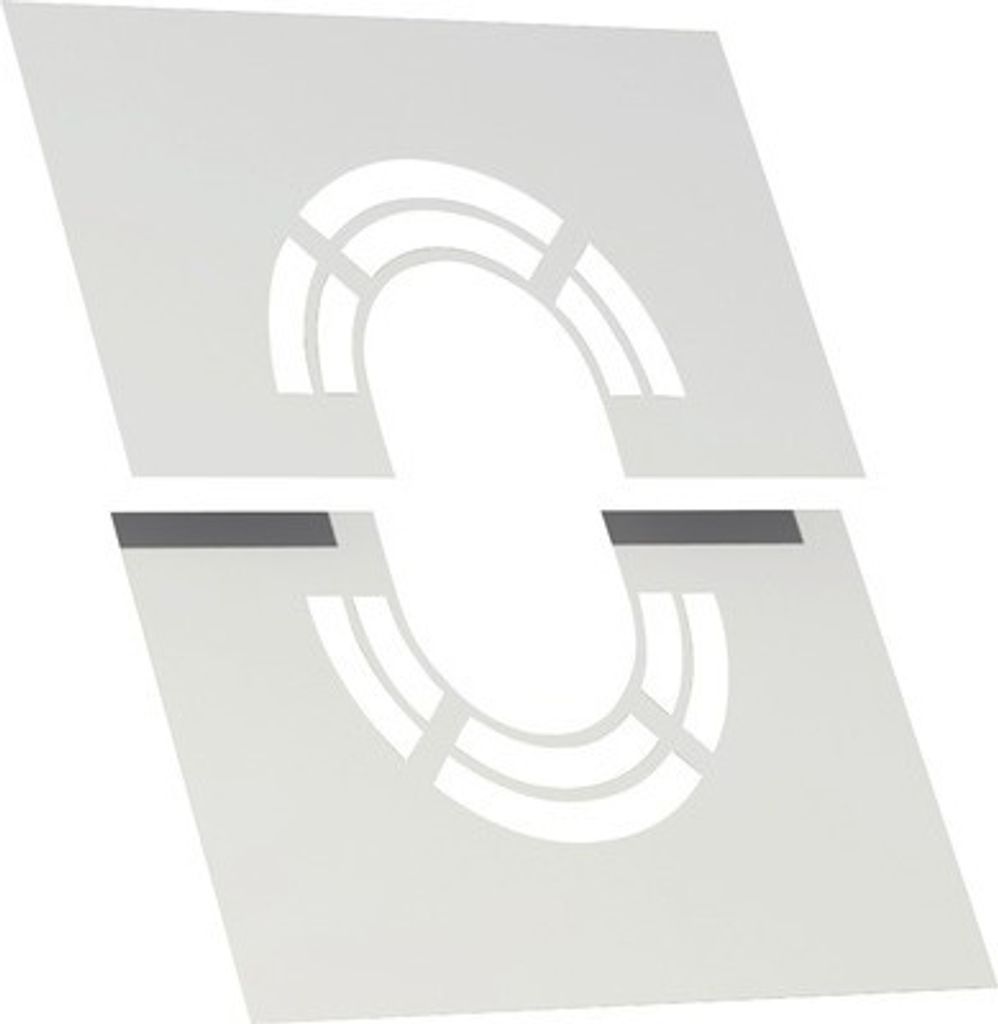 Jeremias DW-ECO Deckenblende 0-30° 2tlg mit Hinterlüftung 160 mm