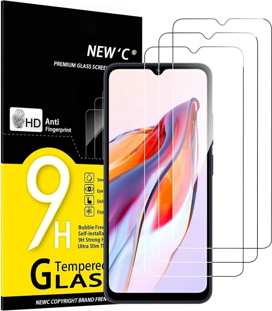 Verre trempé Redmi 12C 10C lot de 3 - Protégez votre écran efficacement