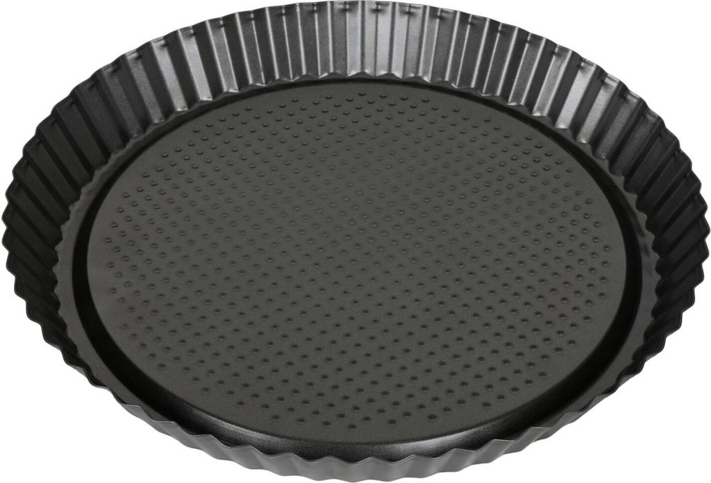 Tortenboden-Backform 28cm aus Schwarzblech Tarteform Produktbild 