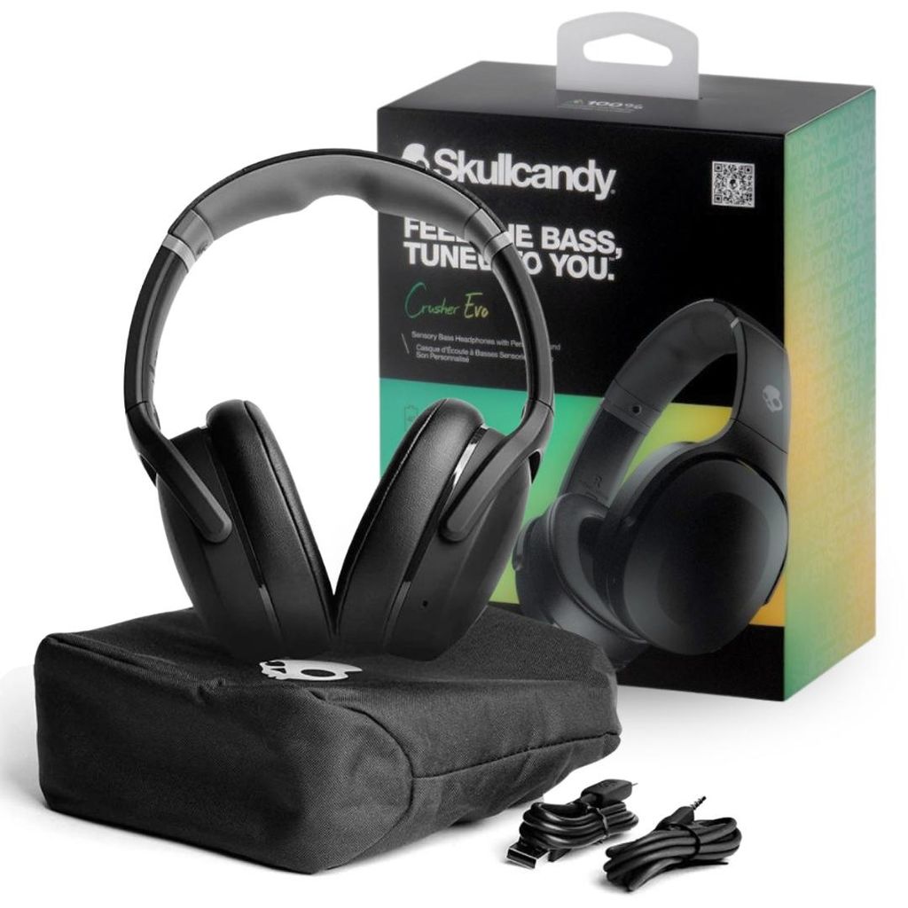 słuchawki Skullcandy Crusher Evo Wireless True Black Zdjęcie produktu 