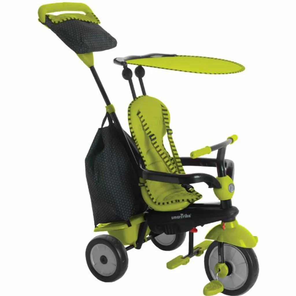 Tricycle Enfant smarTrike Glow Vert Lumineux Idéal pour les Promenades