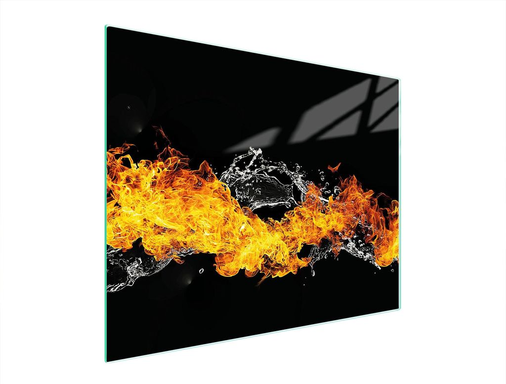 Glasschneidebrett 52x40 FEUER
