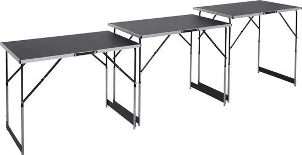 Tables pliantes 3 modules pour gagner de la place lors de vos travaux