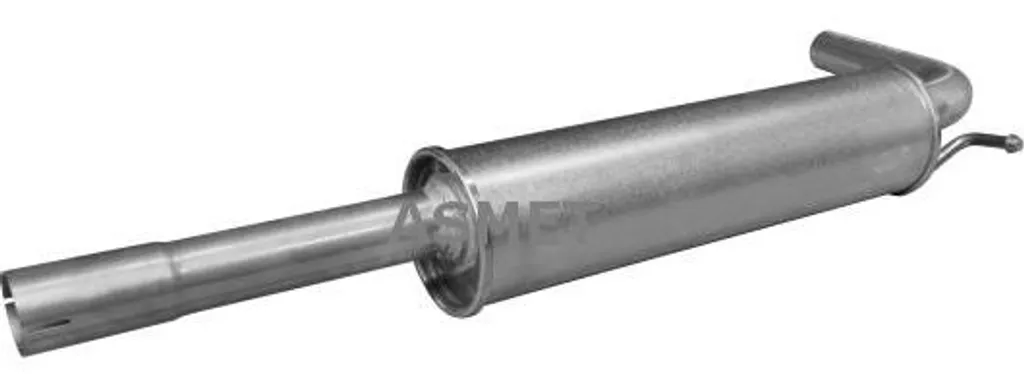 Silencieux intermédiaire d'échappement pour Seat Ibiza et VW Polo