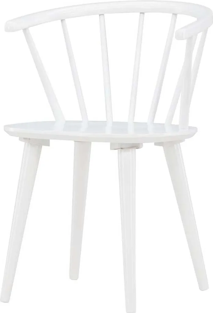 Sedia Design FURNLUX Bobby Bianco 55cm | Arredo Sala da Pranzo Chic