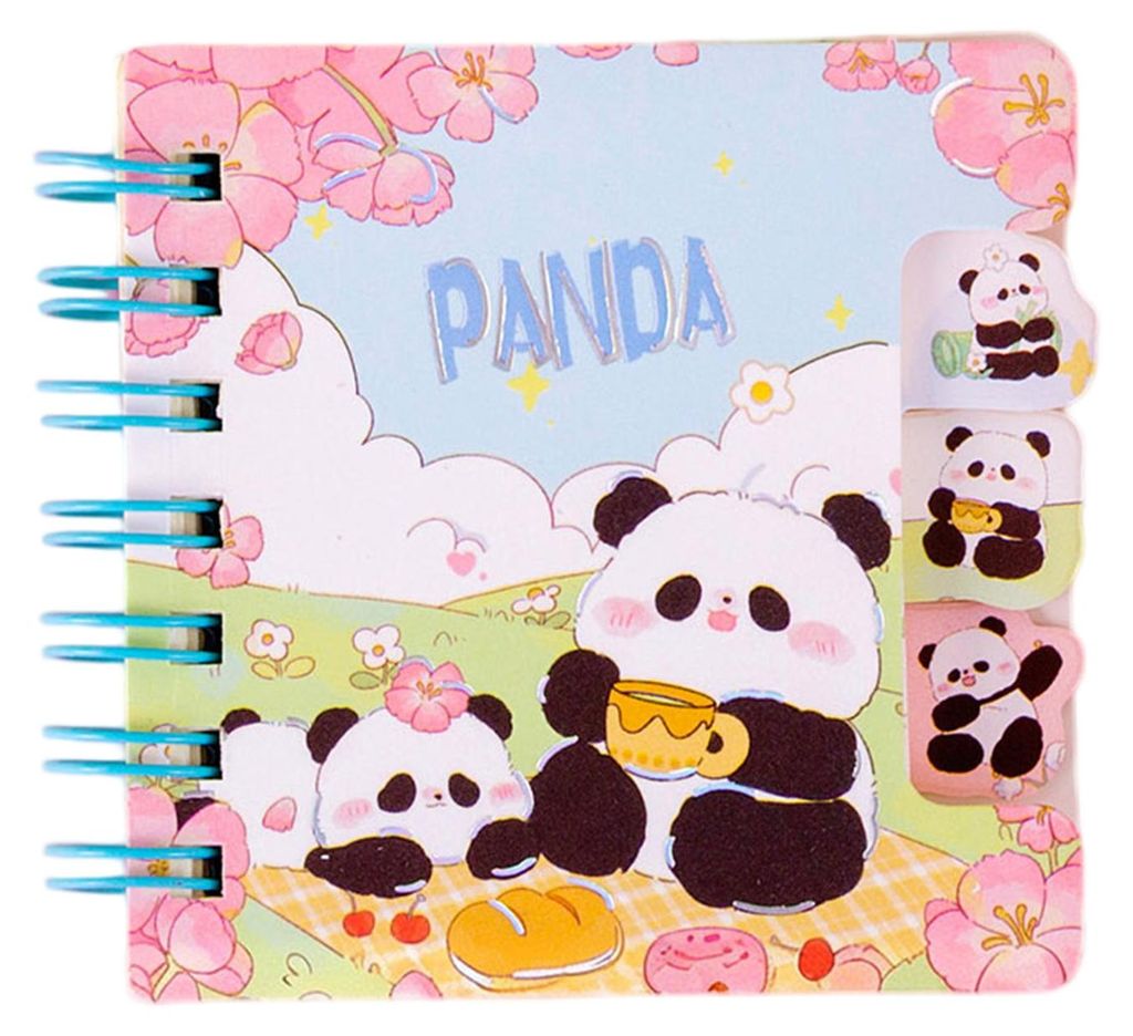 Notizbuch mit Cartoon-Tiermotiven, Spiralbindung, 3D-Dinosaurier, Kaninchen, Panda, Mini-Spiralnotizbuch, Schul- und Bürobedarf
