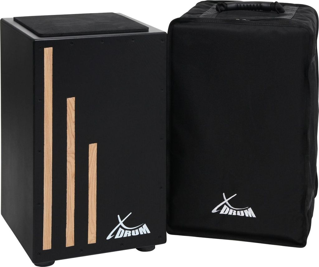 XDrum Cajon Primero Negra z futerałem Zdjęcie produktu 