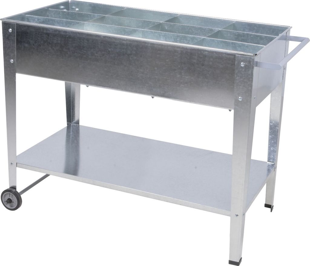 Garden Pleasure 507431 Mobiles-Hochbeet 'MARIEGOLD' für Innen- und Außenbereich, mit 12 Pflanzfächern