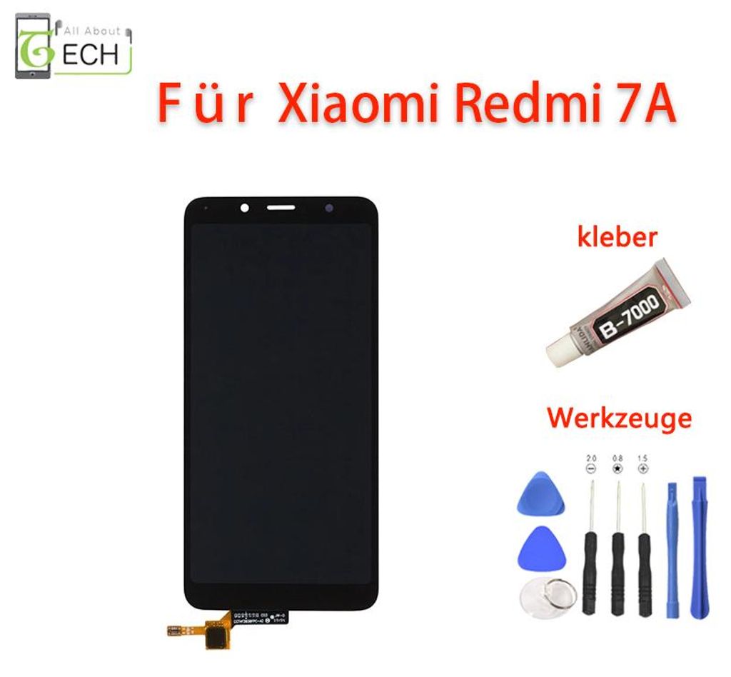 Für Xiaomi Redmi 7A LCD Display Touchscreen Bildschirm Produktbild 