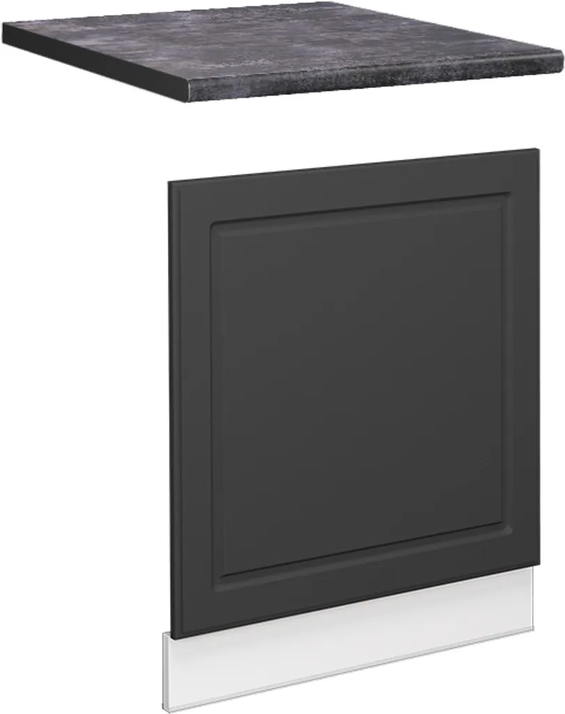Vicco Pannello frontale Fame-Line, 60 cm , PT Antracite, Antracite-oro/Bianco