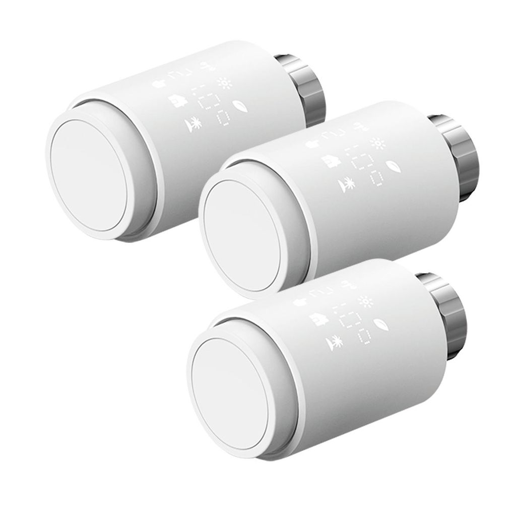 3 St.Smart WiFi-Thermostat Heizkörperthermostat Tuya-App, Alexa & Google Olympia HT-02Y