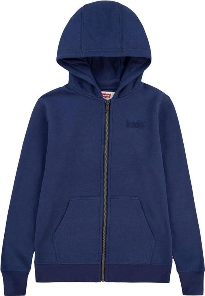 Levi's Kids poster logo full zip hoodi Jungen Naval Academy 10 Jahre