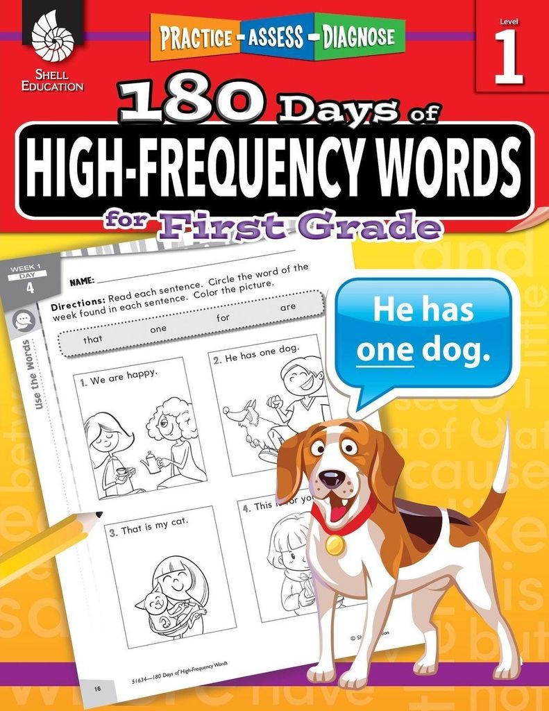 180 Days Of Highfrequency Words For Firs – Lingua: Inglese