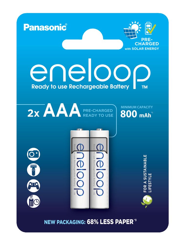 eneloop Panasonic Akku BK-4MCDE/2BE   AAA   800mAh      Obrázok produktu 