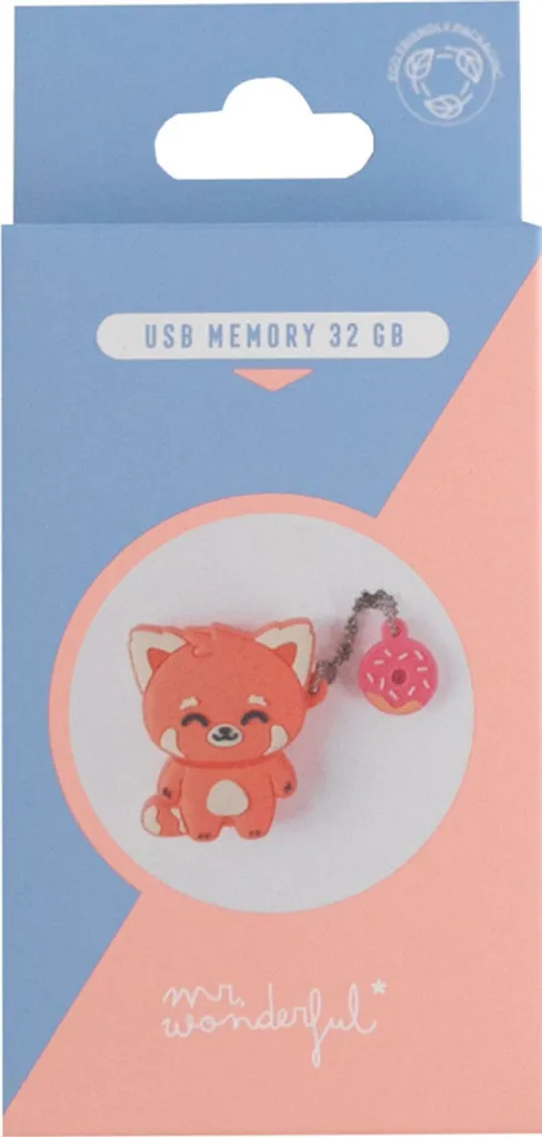 Clé USB 3.0 32 Go Panda Roux - Stockage Haute Vitesse de Type A - 5