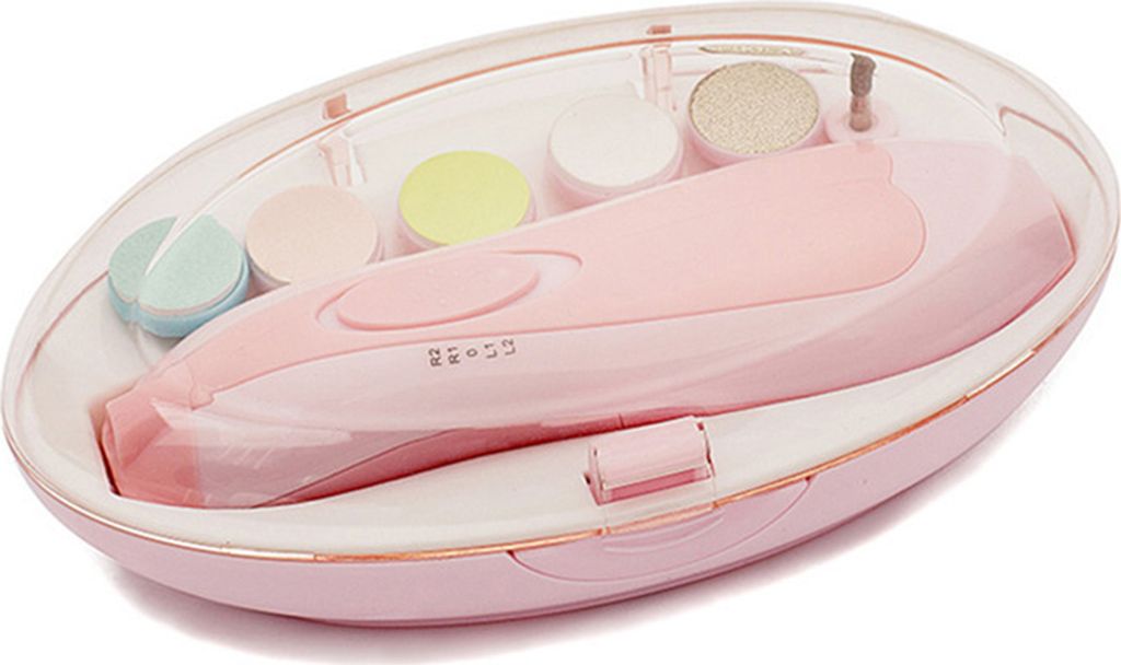 Baby Nagelpflege-Set Elektrisch Baby Nagelfeile mit 6 Produktbild 
