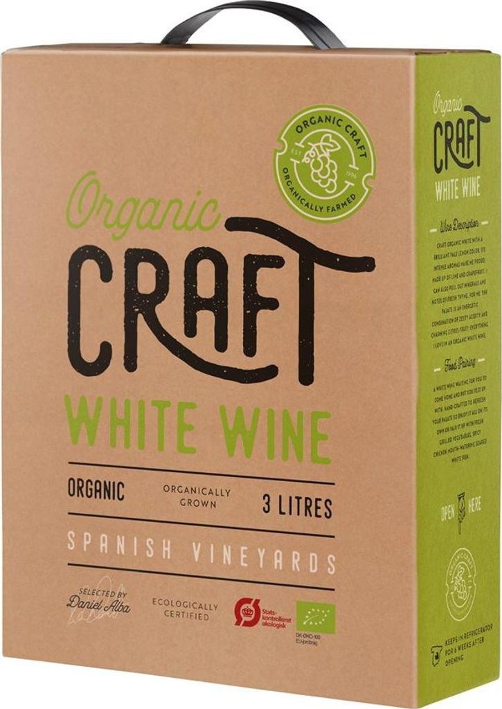 Organic Craft Weißwein 12,5% Vol. 3L BiB (E) - Produktbild 