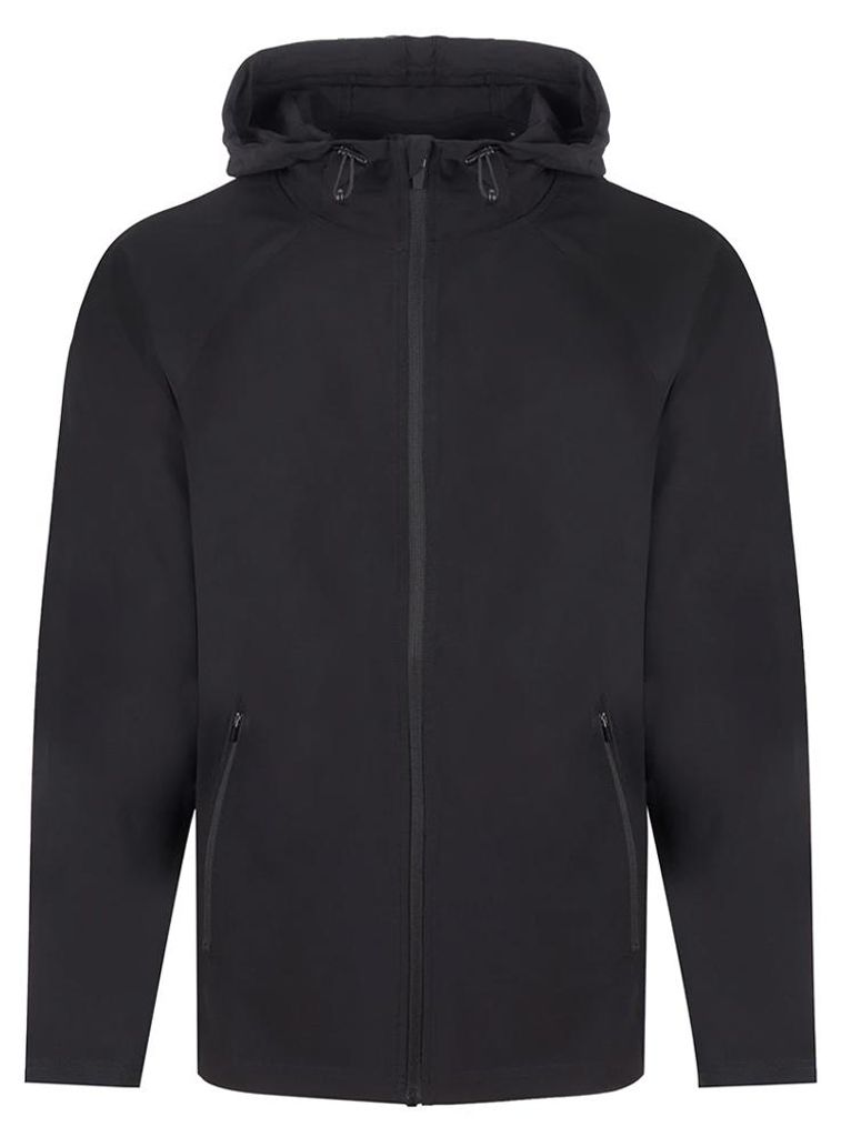 Tombo - Hoodie mit durchgehendem Reißverschluss für Herren/Damen Uni, Technisch PC8310 (S) (Schwarz)