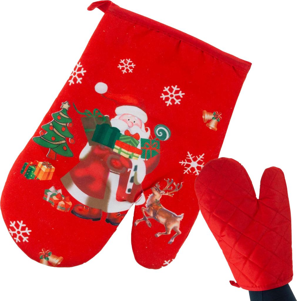 Küchenhandschuh Mit Weihnachtlichem Motiv Pfote Pfote Weihnachten