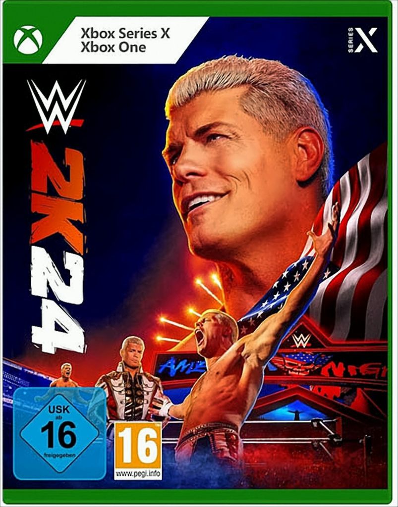 WWE 2K24 USK PEGI Xbox One Series X Xbox-Spiele Produktbild 