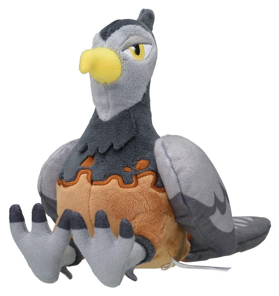 Pokemon Fasasnob (weiblich) Kuscheltier - 20 cm Plüschtier Unfezant