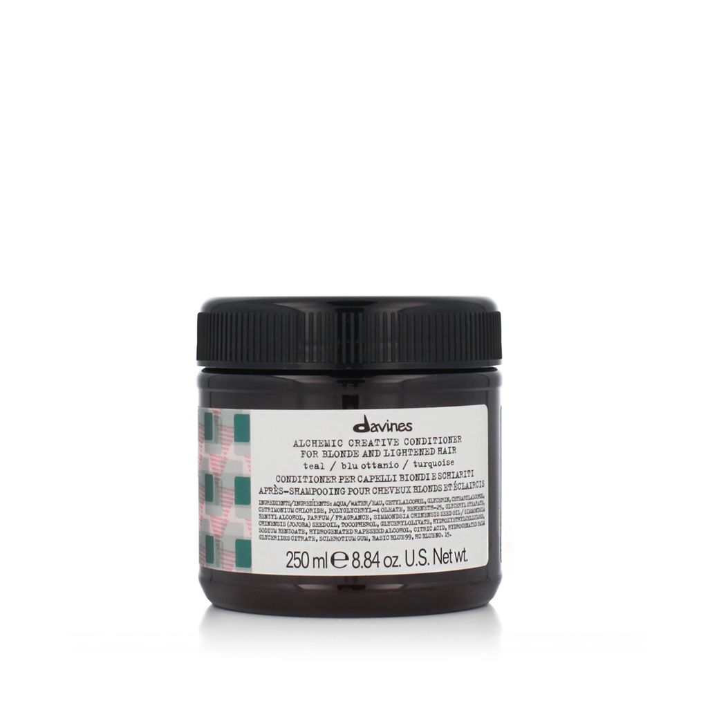 Davines Alchemic Creative Conditioner For Blonde And Lightened Hair Teal 250ml
