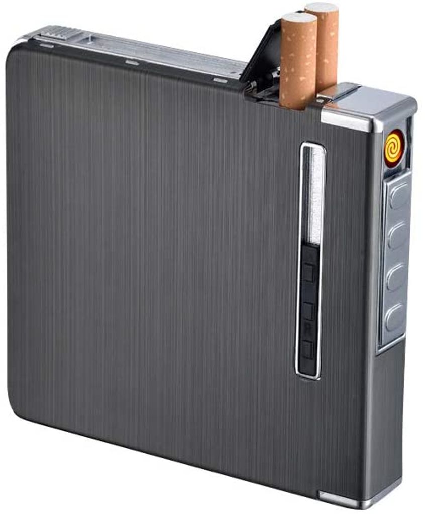 Metall Zigarettenetui Zigarettenschachtel Zigarettendose Box Zigaretten Box  #. 