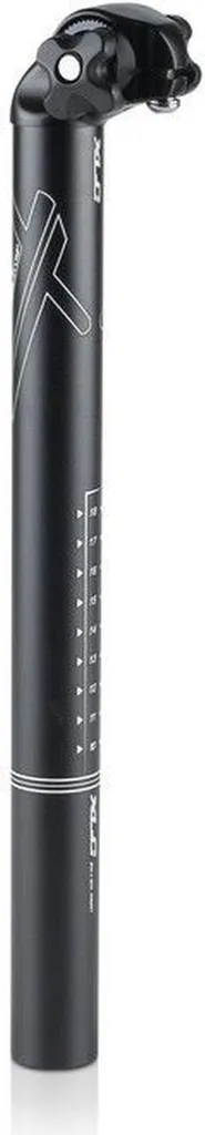 Tige de selle alu XLC SP-R04 31,6mm noire : Réglage patenté 350mm