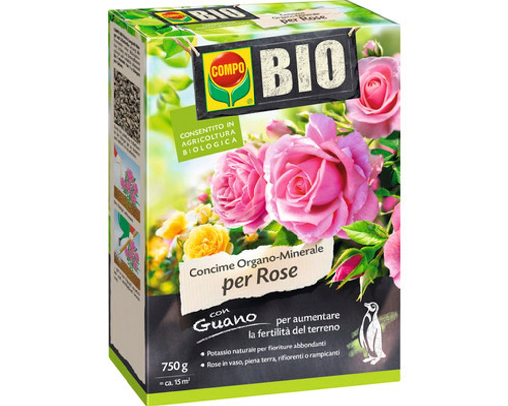 COMPO  Rosen Langzeit-Dünger mit Schafwolle 750 g Produktbild 
