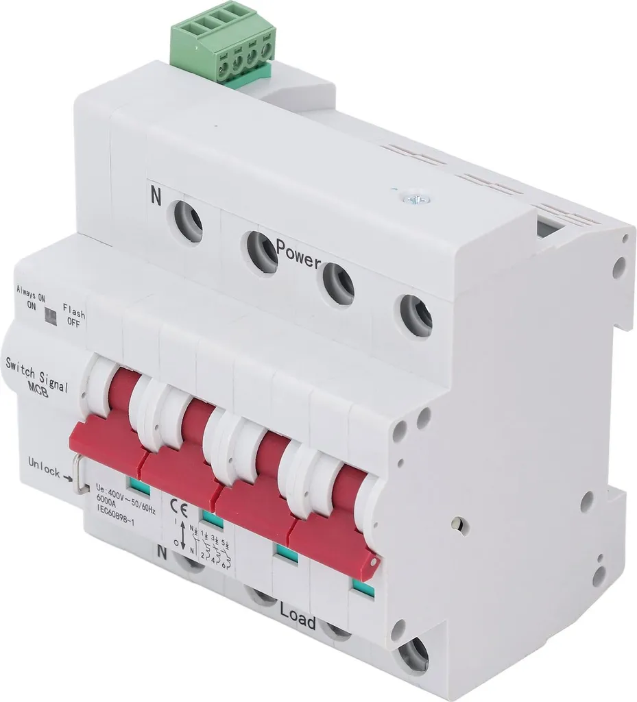 Disjoncteur pour installations extérieures et spectacles 4 pôles 400V - 6