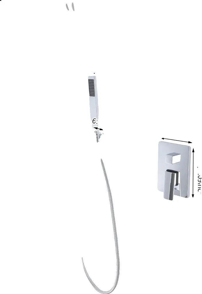 Système de douche complet pour rénovation de salle de bain moderne