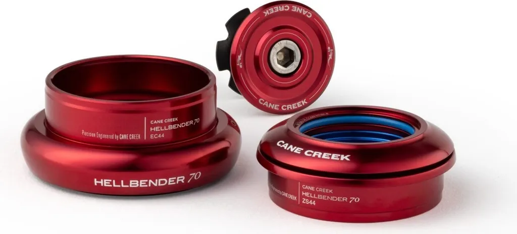 Jeu de direction Cane Creek Hellbender 70 ZS44 EC44 Tapered Rouge