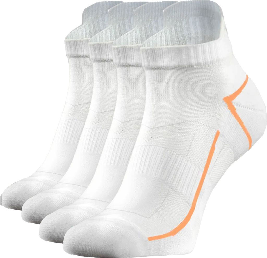 SESTIMI Sportsocken SKB10 – 4er Pack | Nahtlos, atmungsaktiv, Frottee-Verstärkung | Training, Laufen, Fitness | Bequem | 35-50 | EU