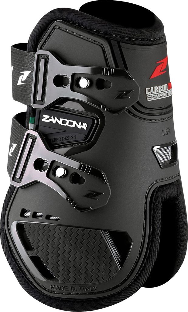 Zandona CARBON PRO COMPETITION Fetlock Streichkappen black, Größe:M