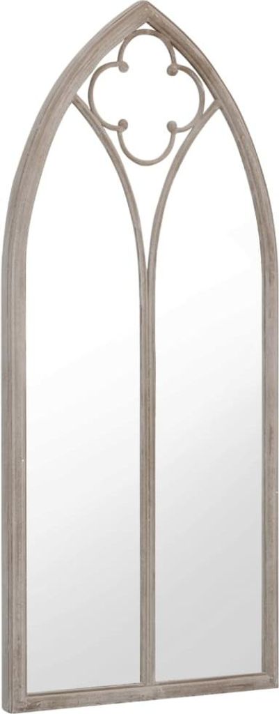 vidaXL Gartenspiegel Sand 100x45 cm Eisen
