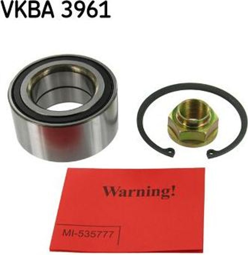 SKF VKBA3961 Radlagersatz OE 44300SDAA51 kompatibel mit Accord, Civic, FR-V
