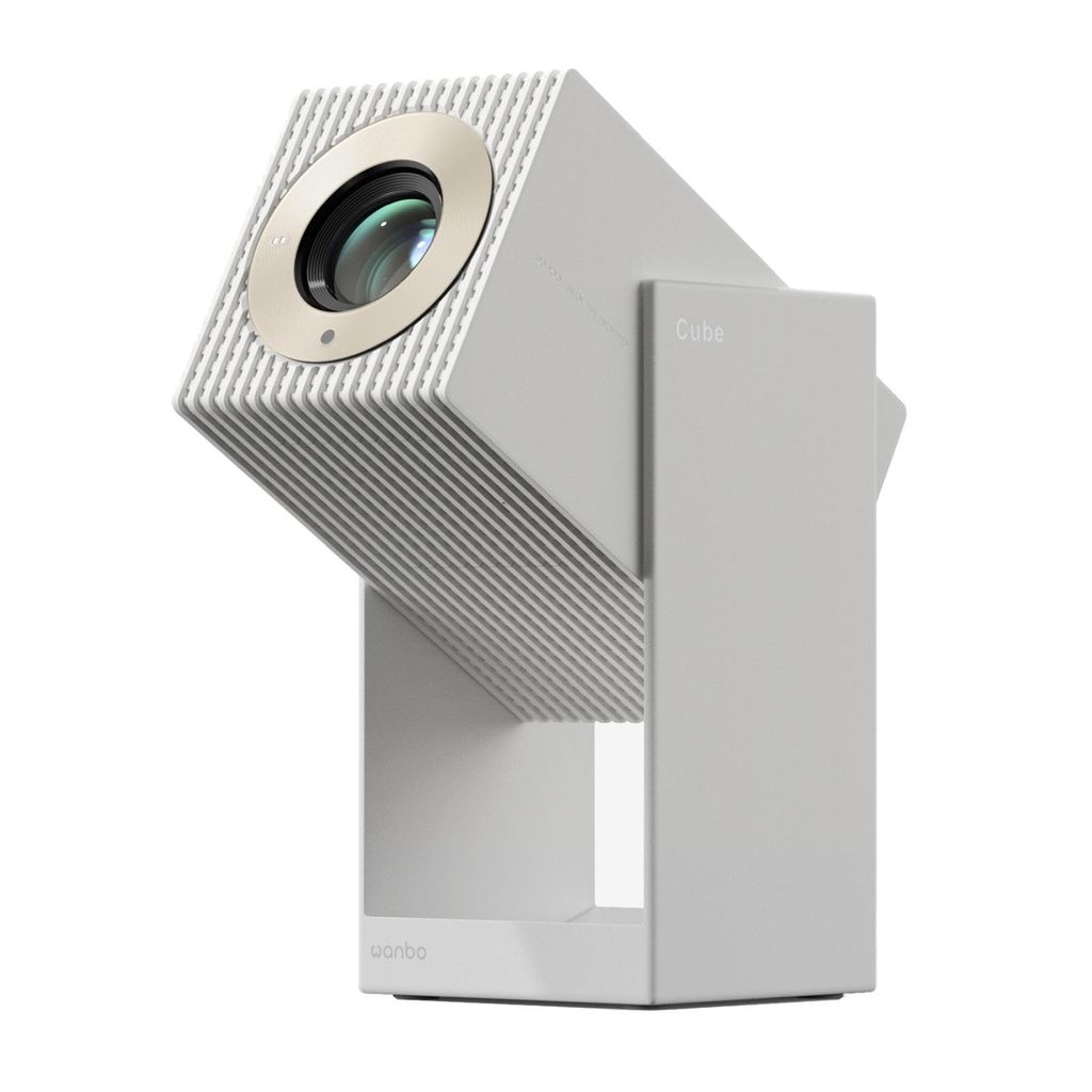 Wanbo Cube 2 Pro Projektor Weiß 500 ANSI Lumen, Android TV Produktbild 