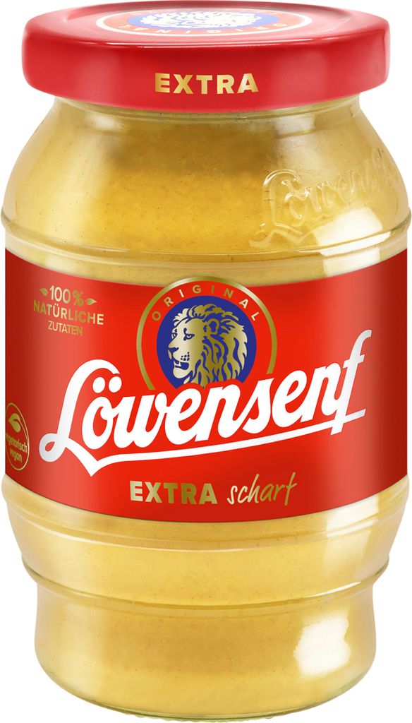 Löwensen musztarda extra ostra słoik 250ml Zdjęcie produktu 