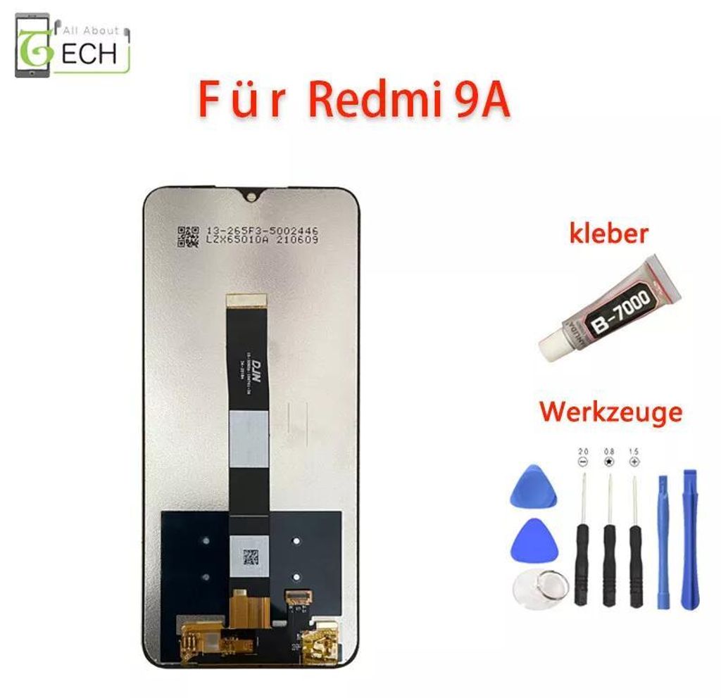 Für Xiaomi Redmi 9A / 9C / 9AT LCD Display Bildschirm Touch Produktbild 