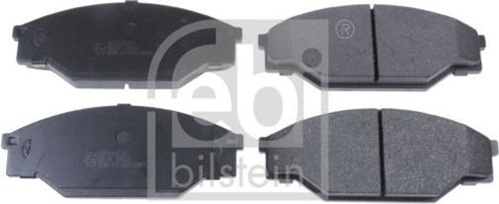 FEBI BILSTEIN 116375 Bremsbelagsatz, Scheibenbremse OE 04465YZZAJ kompatibel mit Hilux, Taro