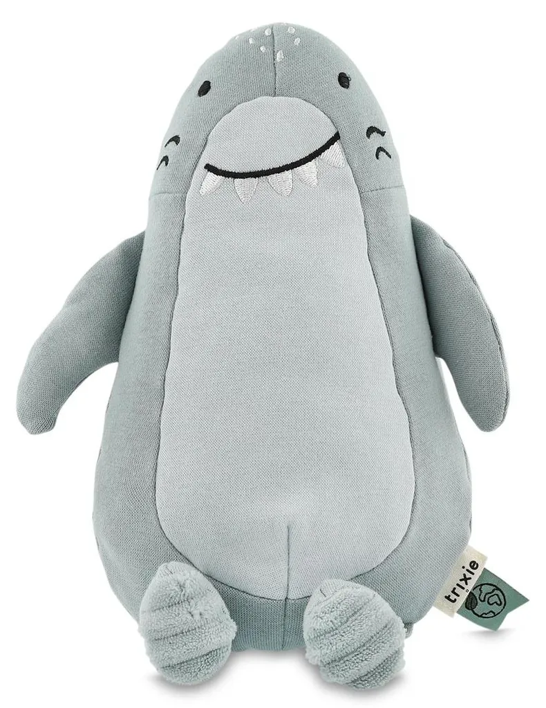 Peluche Requin Trixie en Coton Bio - Doudou Durable pour Bébé et Enfant
