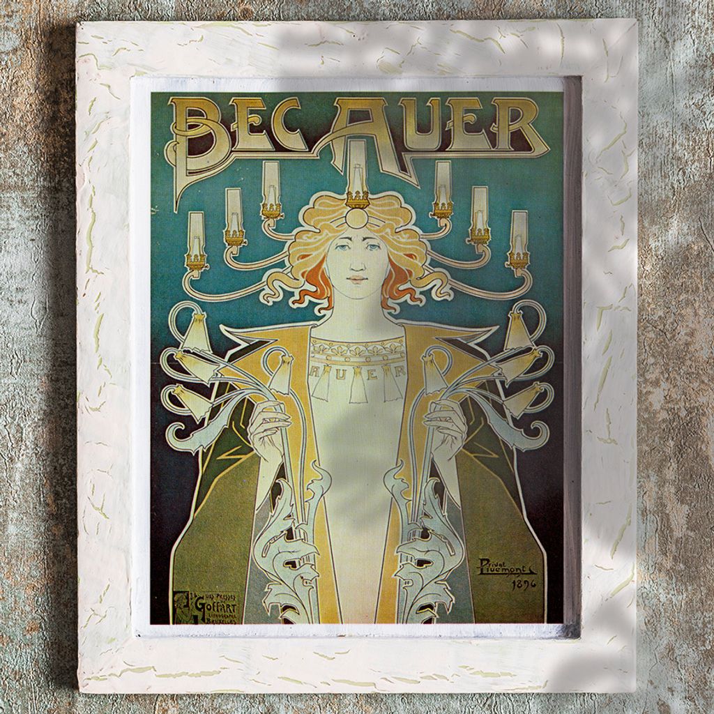 Klassisches Wandposter - Vintage leichte Kerzen - A3 (29,7 cm x 42 cm)