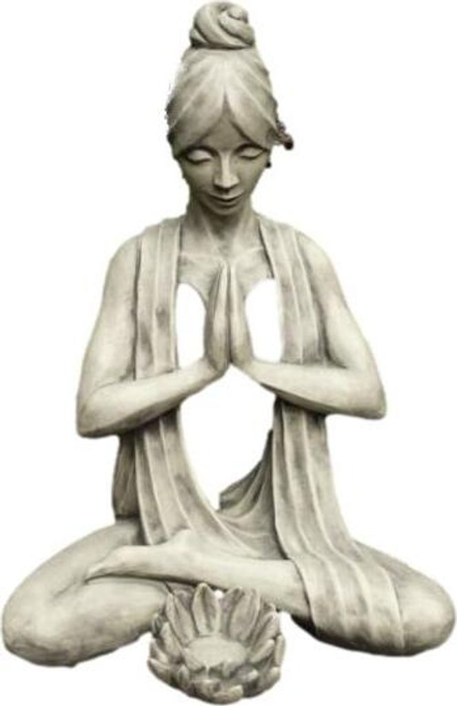 Schöner Yoga Spirit perfekt für den Garten die Terrasse oder den Vorgarten ist Frostfest Witterungsbeständig und Neu 61cm H, V-116121